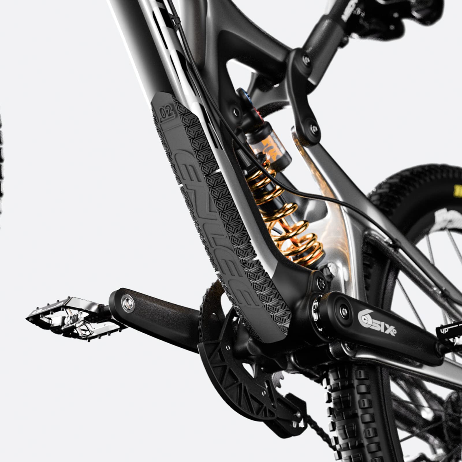 ENLEE Mountain Bike Down Tube Frame Protector, 3M MTB Bicycle